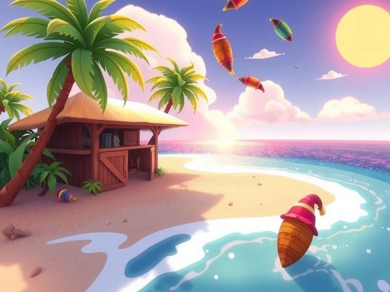 Sun Kissed Shores Stay tropical island environment