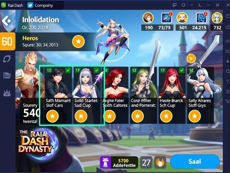 Raia Dash Dynasty community event showing players participating in a tournament