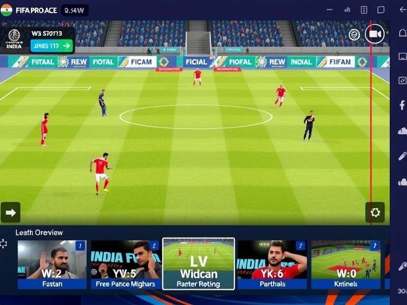 FIFA India Pro Ace tournament competition scene