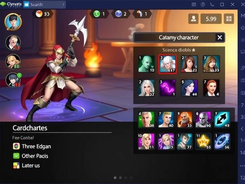Realm Legendary Hero character progression interface