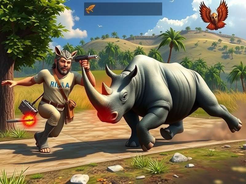 Survival Rhino King resource management interface