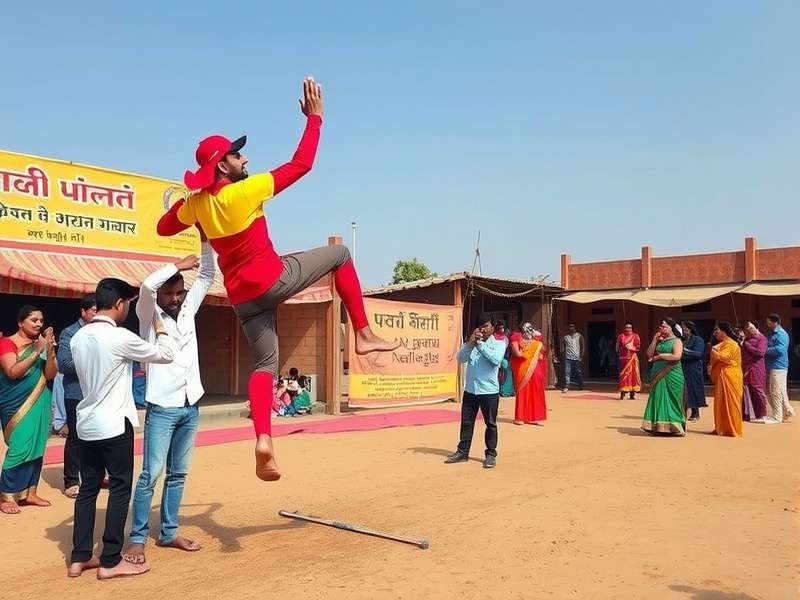 Bhangra Net Leaper training session showing technique practice