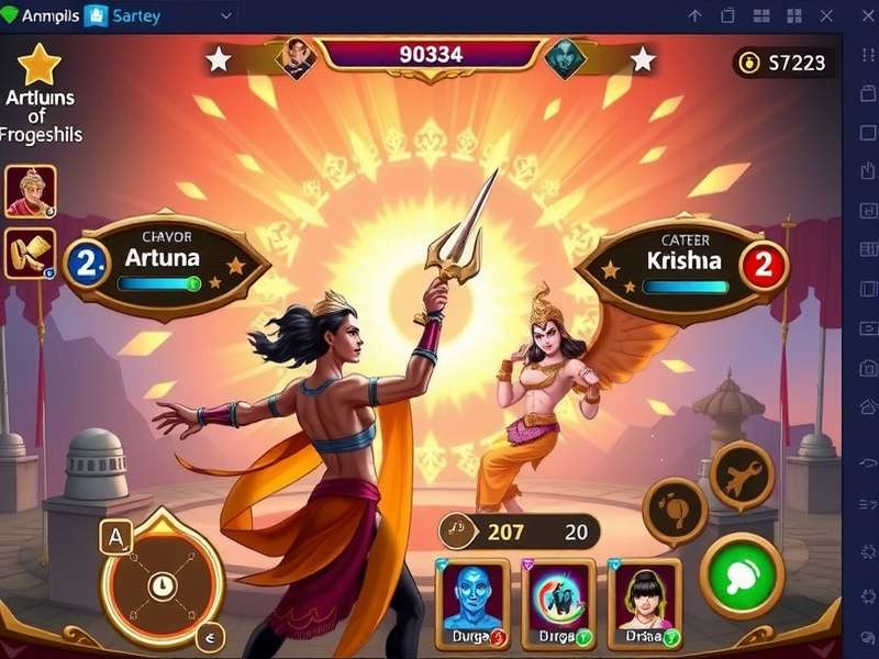 Krishna character from Mystic Heroes