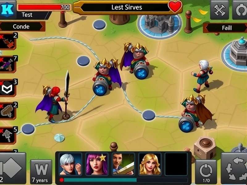 Saffron Heroic Clashers character selection screen