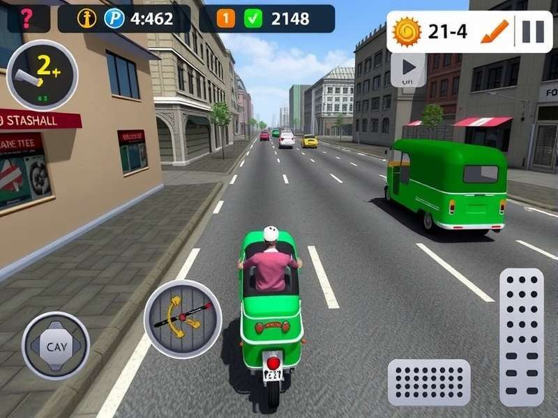 Bharat Rickshaw Challenge gameplay screenshot