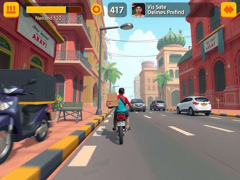 Haste Delivery gameplay screenshot showing character making deliveries