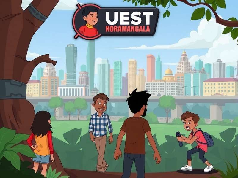 Character artwork from Quest For Koramangala showing main characters