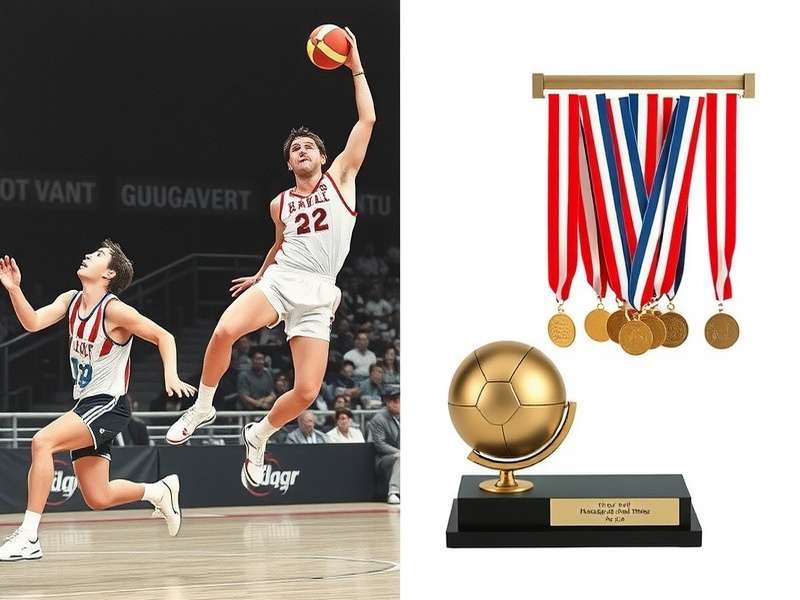 Historical handball match photograph from early tournaments