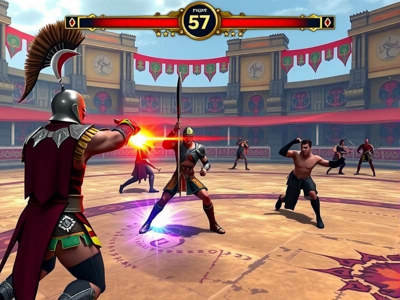 Mysore Warrior Gladiator gameplay interface