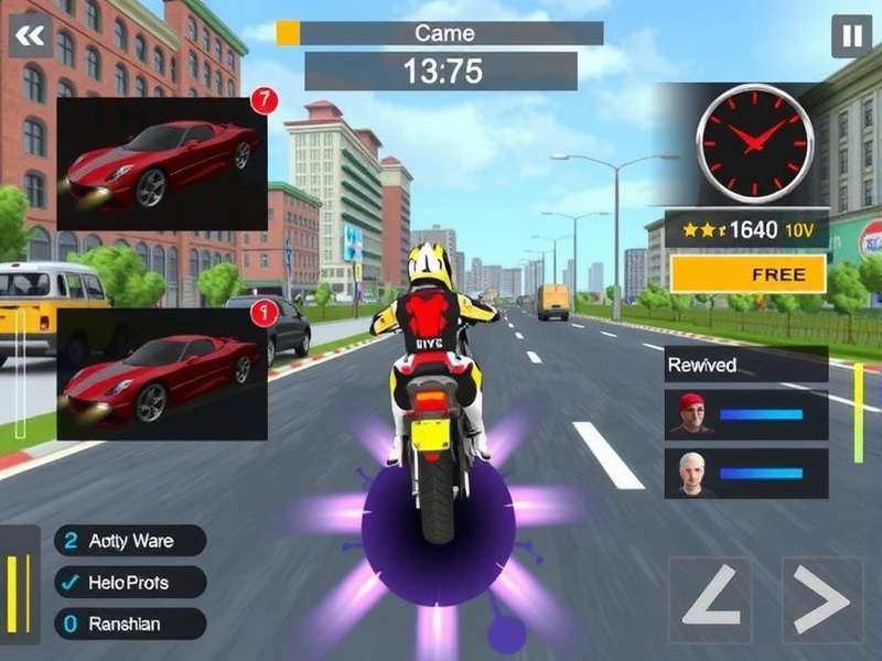 Vizag Dash Fury gameplay screenshot showing racing through Indian streets