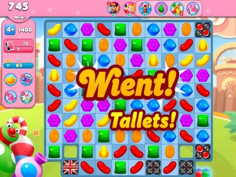 Candyland Match Mania different game worlds and themes