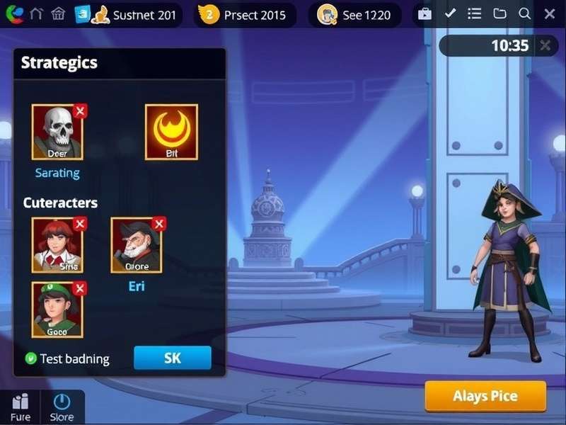 Dynamo Deccan Ace character selection and customization interface