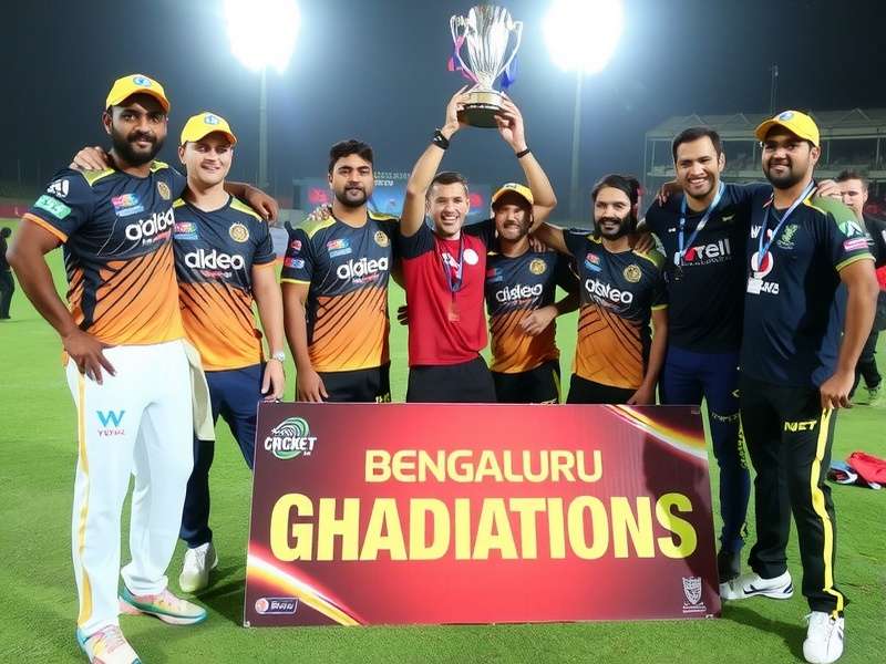 Bengaluru Cricket Gladiators early team photo