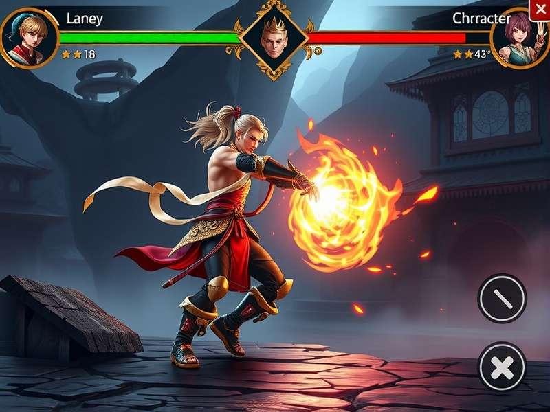 Fire Victor Y King character selection screen