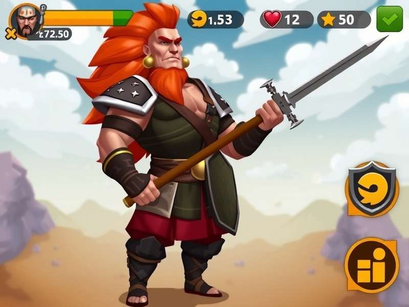 Ginger Gladiator Clash gameplay screenshot