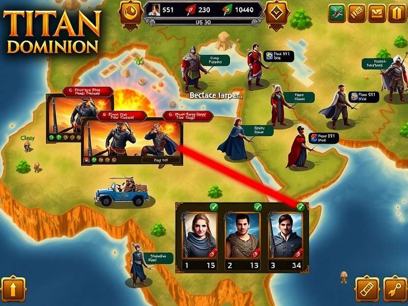 Titan Dominion India gameplay screenshot showing strategic battle