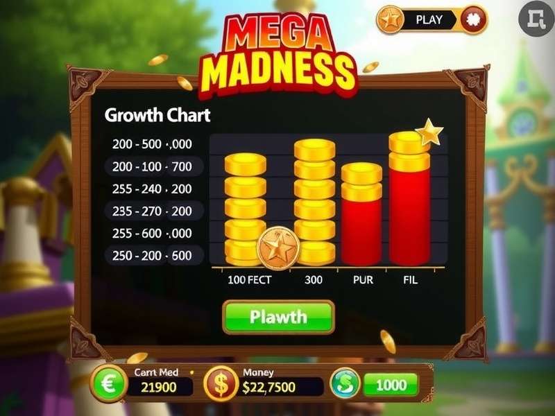 Mega Money Madness Game Interface