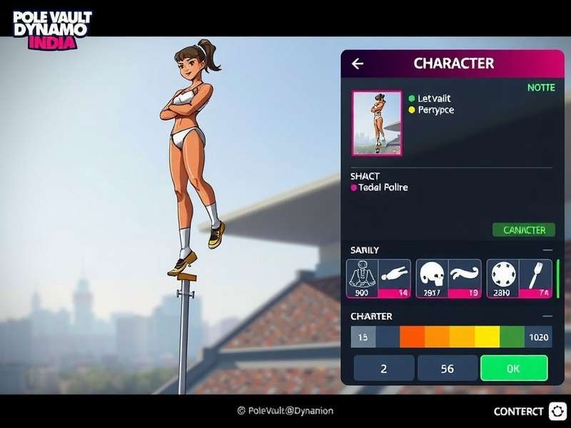 Early development concept art for Pole Vault Dynamo India