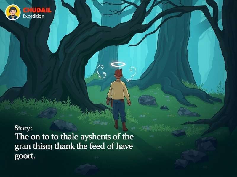 Chudail Eager Expedition gameplay screenshot showing mysterious forest environment