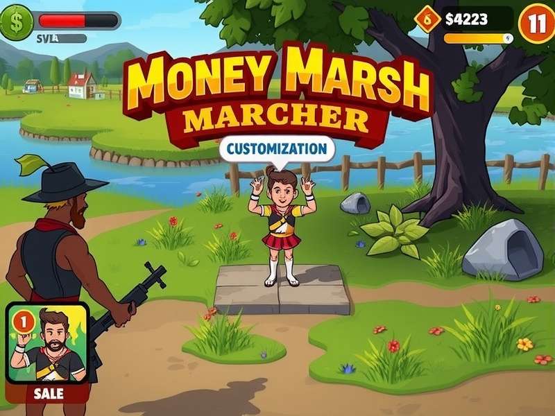 Money Marsh Marcher gameplay screenshot