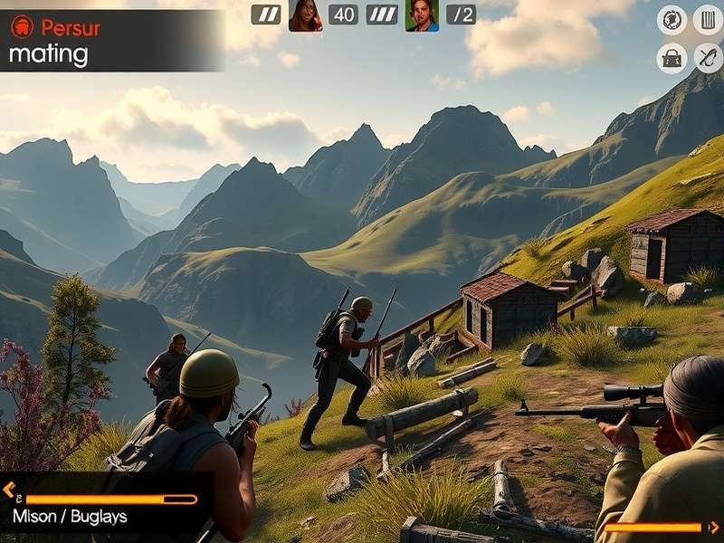 Valiant Indian Soldier gameplay screenshot showing combat in mountainous terrain