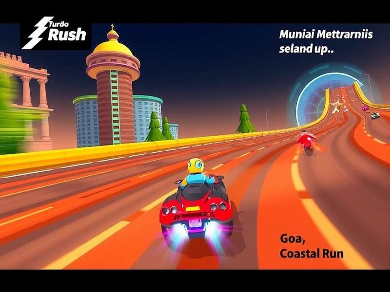 Goa Coastal Run track in Turbo Surge Rush