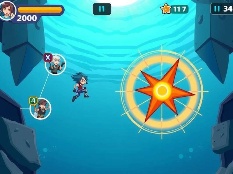 Aqua Force Heroes character selection screen