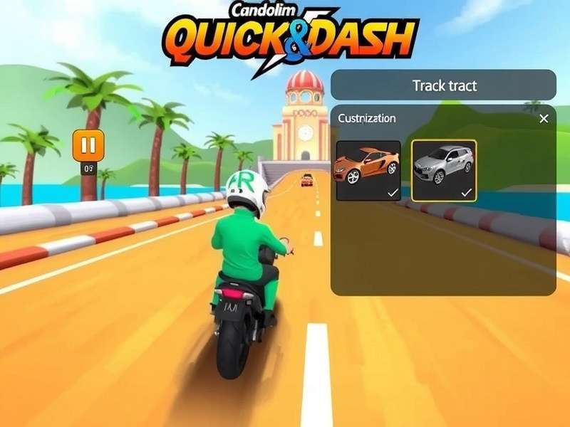 Candolim Quick Dash track selection screen