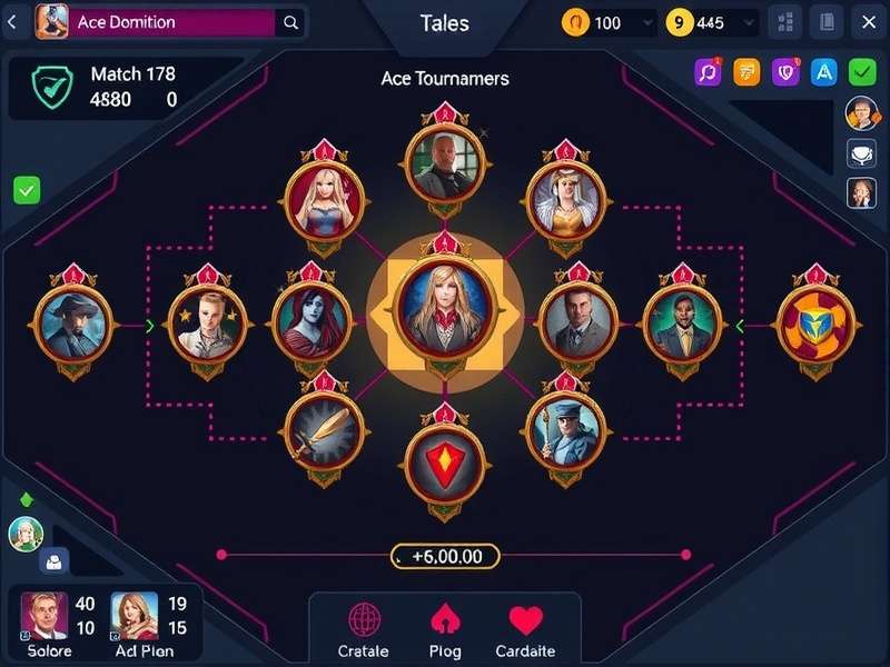Ace Dominion Champion gameplay interface showing strategic elements