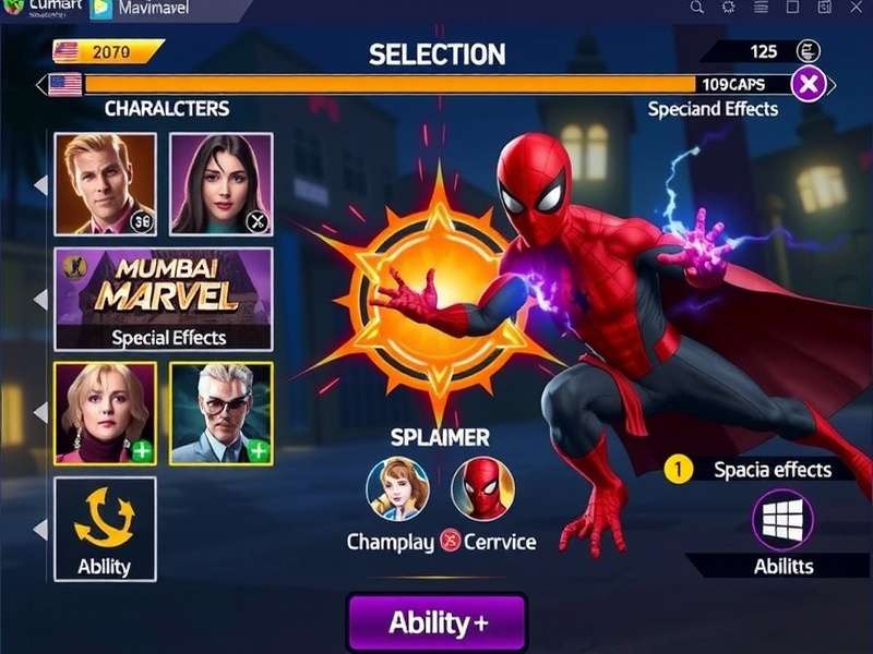 Mumbai Mystic Marvel gameplay showing combat and special effects