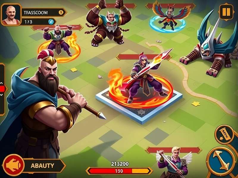 Chant Conquest Clash battle scene with multiple unit types