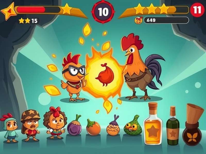 Character lineup from Chicken Spice Odyssey