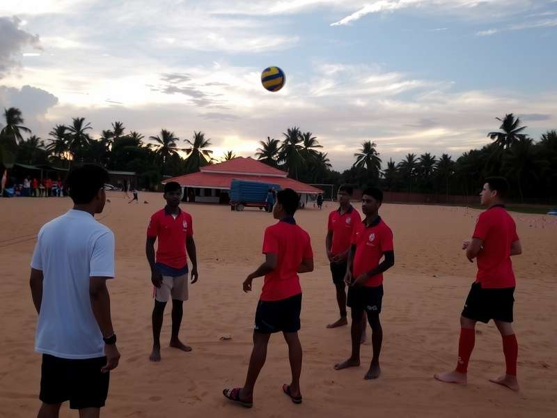 Goa Volley Rising Stars technical training session