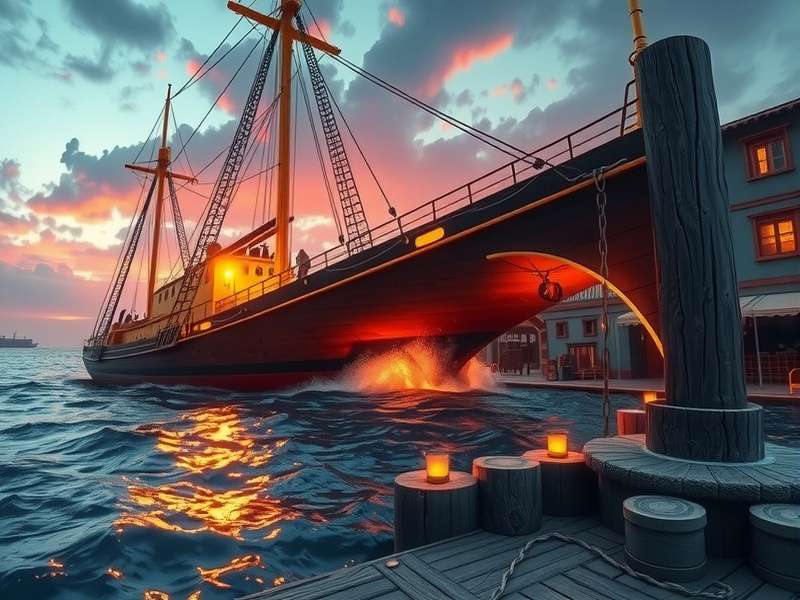 Treasure Map in Indian Ocean Gold Hunt