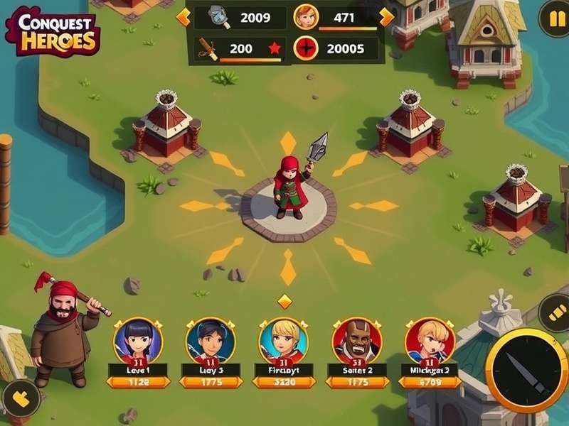 Cinnamon Conquest Heroes character selection screen