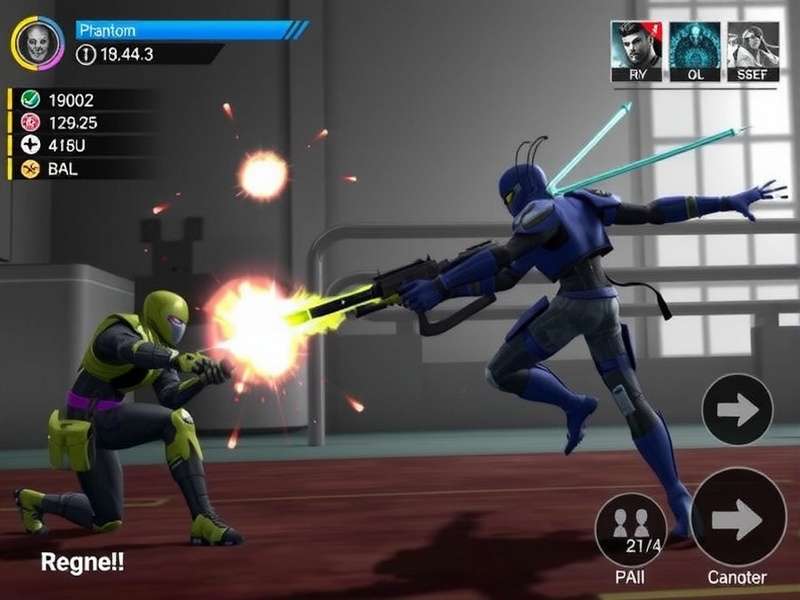 Shadow Assault Phantom Combat Scene