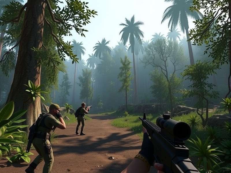 Rajasthan Rifles Warpath tactical gameplay screenshot showing squad coordination