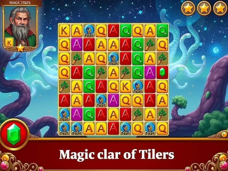 Magic Tiles 2 gameplay on a smartphone showing colorful tiles and music notes