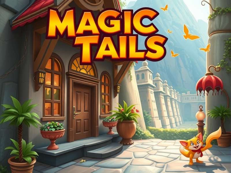 A person playing a rhythm game on a smartphone in an Indian cafe setting