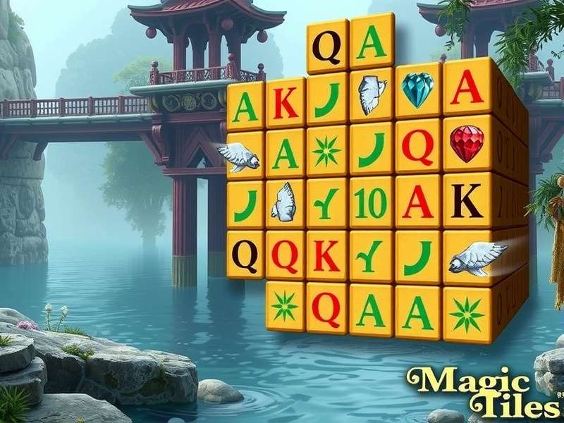 Magic Tiles 3 gameplay on mobile screen