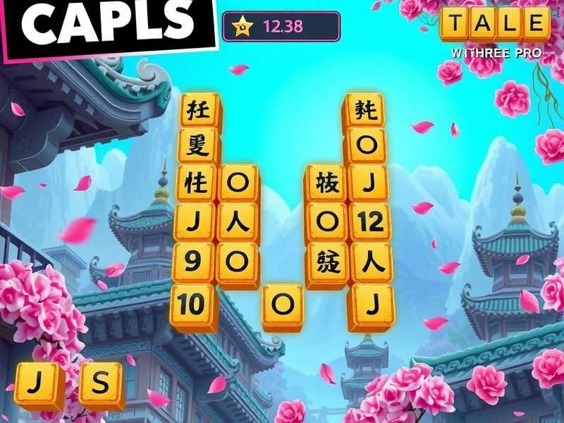 Mobile phone screen showing Magic Tiles Three Pro gameplay with colourful piano tiles
