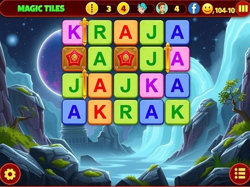 Magic Tiles 3 gameplay on a smartphone screen