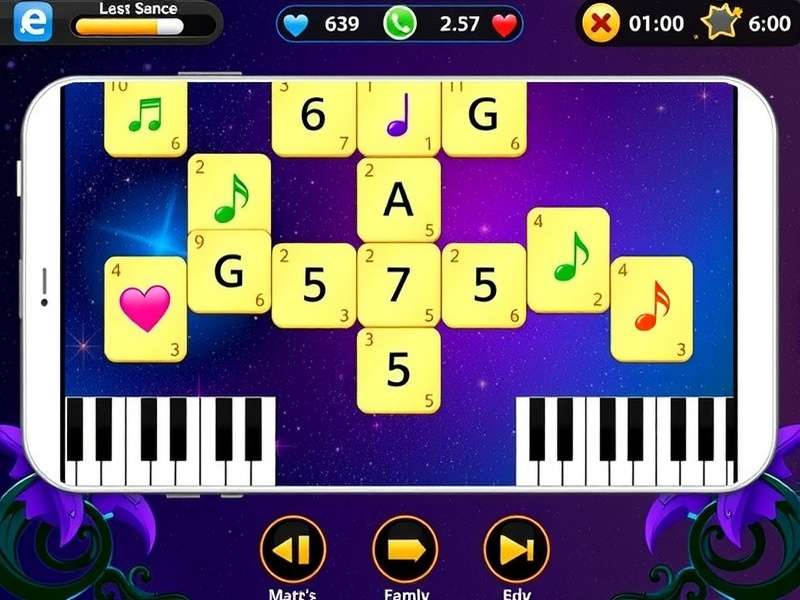 Magic Tiles 3 gameplay on a smartphone