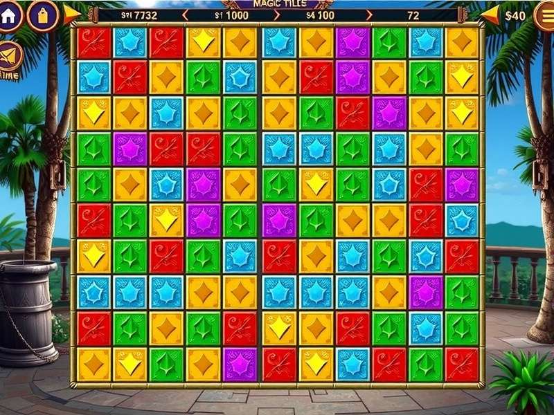 Magic Tiles Gameplay on Mobile Screen