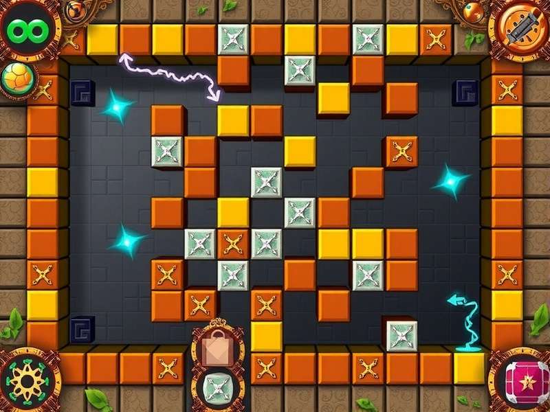 Magic Tiles Level 4 gameplay on mobile with vibrant neon tracks